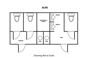 VIP Elite - 5 Restroom Trailer Rental
